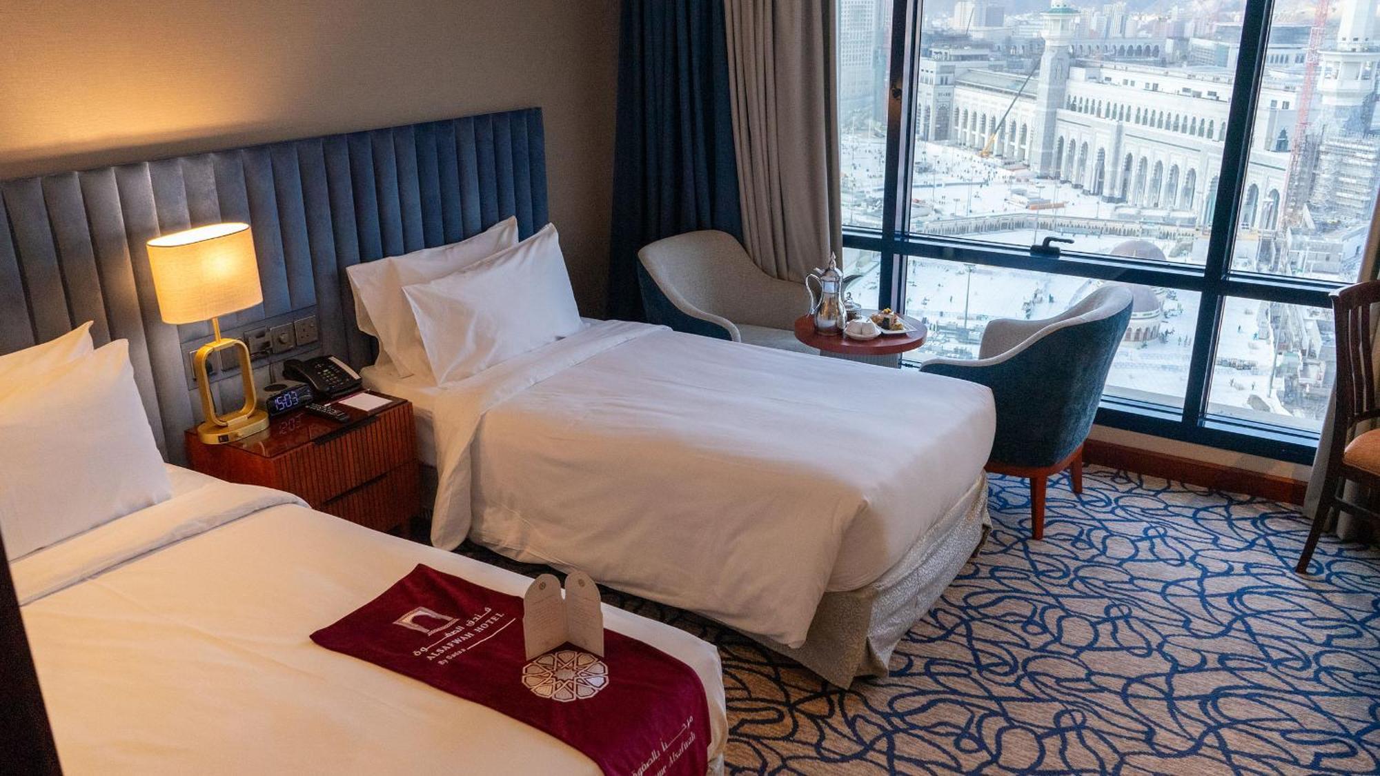 Al Safwah Hotel First Tower 1 メッカ エクステリア 写真 A guest room at the hotel